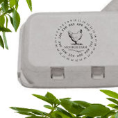 Antieke kippenboerderij ⎢Eierkartonnen stempel
