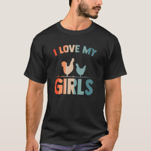 Antieke Kippenfokkerij Boerderij Boer Landbouwer T-shirt