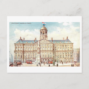 Antieke Koninklijk Paleis, Amsterdam Briefkaart