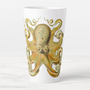 Antieke Kraken, Octopus Gamochonia, Ernst Haeckel Latte Mok