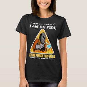 Antieke lasser grappige uitdrukking lassen woordgr t-shirt