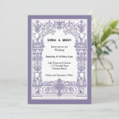 Antieke lijst Uitnodiging (Staand voorkant)