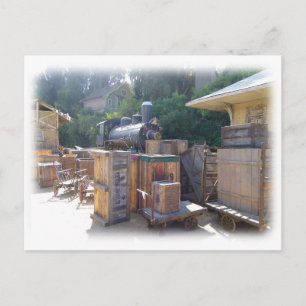 Antieke Locomotief Prentbrief! Briefkaart