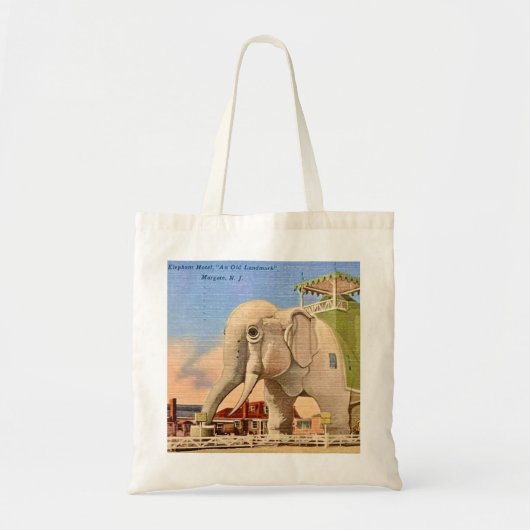 Antieke Lucy Olifant Tote Bag (Voorkant)