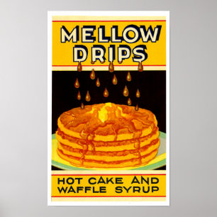 Antieke Lyons-Magnus Mellow Drips Merk Stroop Poster