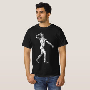 Antieke Menselijke Anatomie, Mannelijke Lichaamssp T-shirt