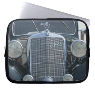 antieke mercedes 2 laptop sleeve