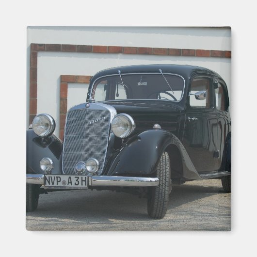 antieke mercedes 3 magneet (Voorkant)