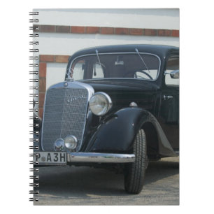 antieke mercedes 3 notitieboek