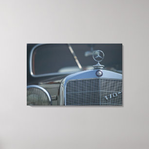 antieke mercedes 4 canvas afdruk