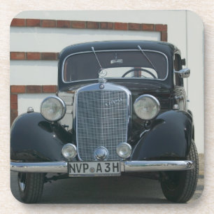 antieke mercedes bier onderzetter