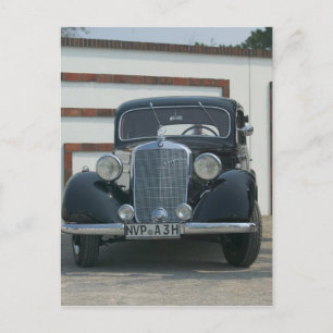 antieke mercedes briefkaart