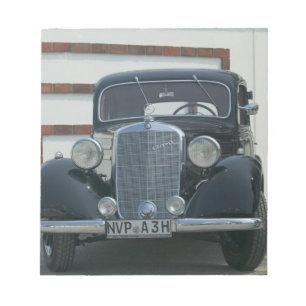 antieke mercedes notitieblok