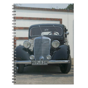 antieke mercedes notitieboek
