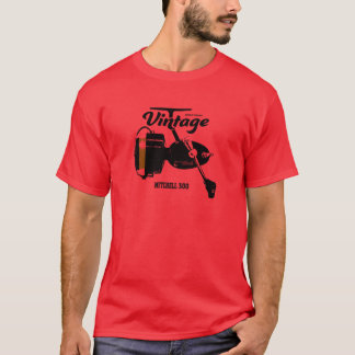 Antieke Mitchell 300 Visspoel Overgroot T-shirt
