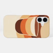 Antieke Mocha iPhone 16 Hoesje (Achterkant horizontaal)