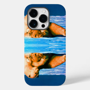 Antieke moeder ijsbeer uit Alaska USA Case-Mate iPhone 14 Pro Hoesje