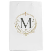 antieke monogram cadeautas (Voorkant)