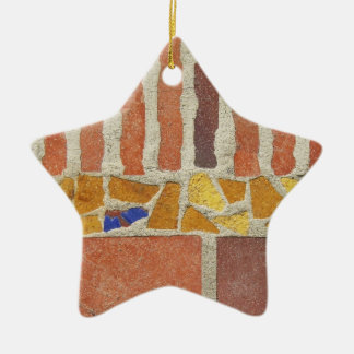 Antieke Mozaïek Keramisch Ornament