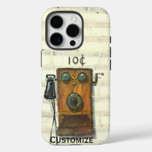 antieke muur telefoon hoesje voor iphone