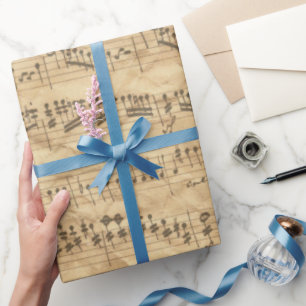 Antieke Muziek Cadeaupapier