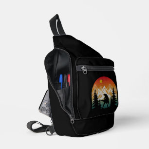 Antieke Natuur Dinosaurus Sling Bag