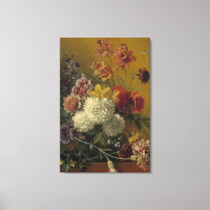 Antieke Nederlandse Meester Bloemstuk Georgius van Canvas Afdruk