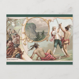 Antieke New Hampshire Briefkaart