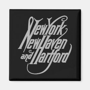 Antieke New York, New Haven En Hartford Spoorweg Magneet