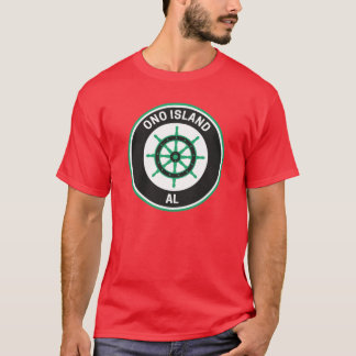 Antieke Ono Island Alabama T-shirt