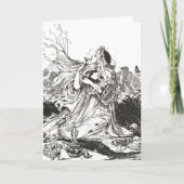 Antieke Oz Art Nouveau Godin "Polychrome" Kaart (Voorkant)