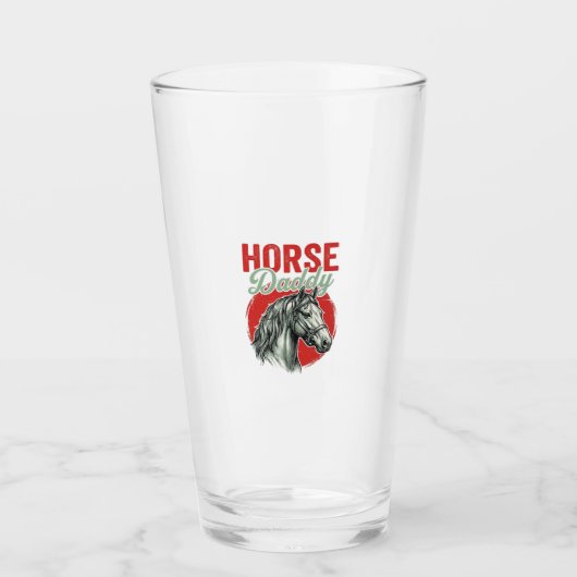 Antieke Pa Vader Gravure Glas (Voorkant)