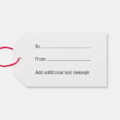 Antieke Paard Staand Cadeaulabel (Achterkant Horizontaal)