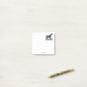 Antieke Paard Staand Post-it® Notes (Op bureau)