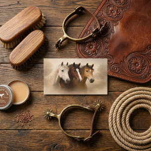 Antieke Paardrijden Paardensport Visitekaartje