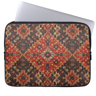 Antieke Perzische Oriëntaalse Turkse Vintage Patro Laptop Sleeve