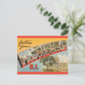 Antieke Providence RI  Briefkaart (Staand voorkant)