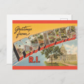 Antieke Providence RI  Briefkaart (Voorkant / Achterkant)