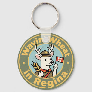 Antieke Regina SK Bruine Uniform Sleutelhanger