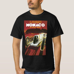 Antieke Reisposter, Monaco Grand Prix Autorace T-shirt