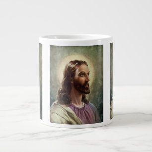 Antieke religieuze afbeelding, portret van Jezus C Extra Grote Beker