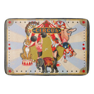 Antieke Retro Circus Badmat