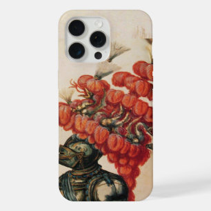 ANTIEKE RIDDERHELM, DRACHTEN EN RODE VEREN iPhone 15 PRO MAX HOESJE