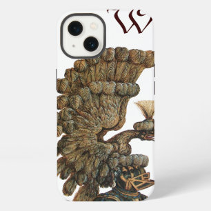 ANTIEKE RIDDERHELM MET ADelaar monogram iPhone 13 Hoesje