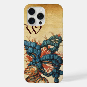 ANTIEKE RIDDERHELM MET RODE BLAUWE VEREN iPhone 15 PRO MAX HOESJE