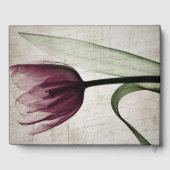 Antieke Röntgenfoto Tulp Gastenboek (Achterkant)