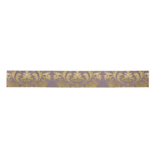 Antieke Rook Mauve Gouden Medaillon uit het Verled Lint