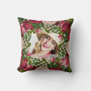 Antieke Roos FOTO cadeau - ELKE GELEGENHEID - BEWE Kussen