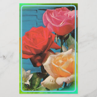 Antieke Rozen Briefpapier