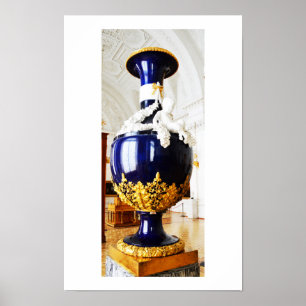 Antieke Russische vaas Poster